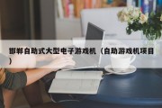 邯郸自助式大型电子游戏机（自助游戏机项目）