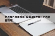 世界杯巴西墨西哥（2018年世界杯巴西对墨西哥）