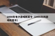 2000年电子游戏机禁令（2000年的游戏机禁令）