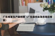 广东哪里生产麻将牌（广东麻将批发市场在哪里）
